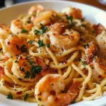 Homemade Marry Me Shrimp Pasta in a skillet, ready in 30 minutes—perfect for date night!