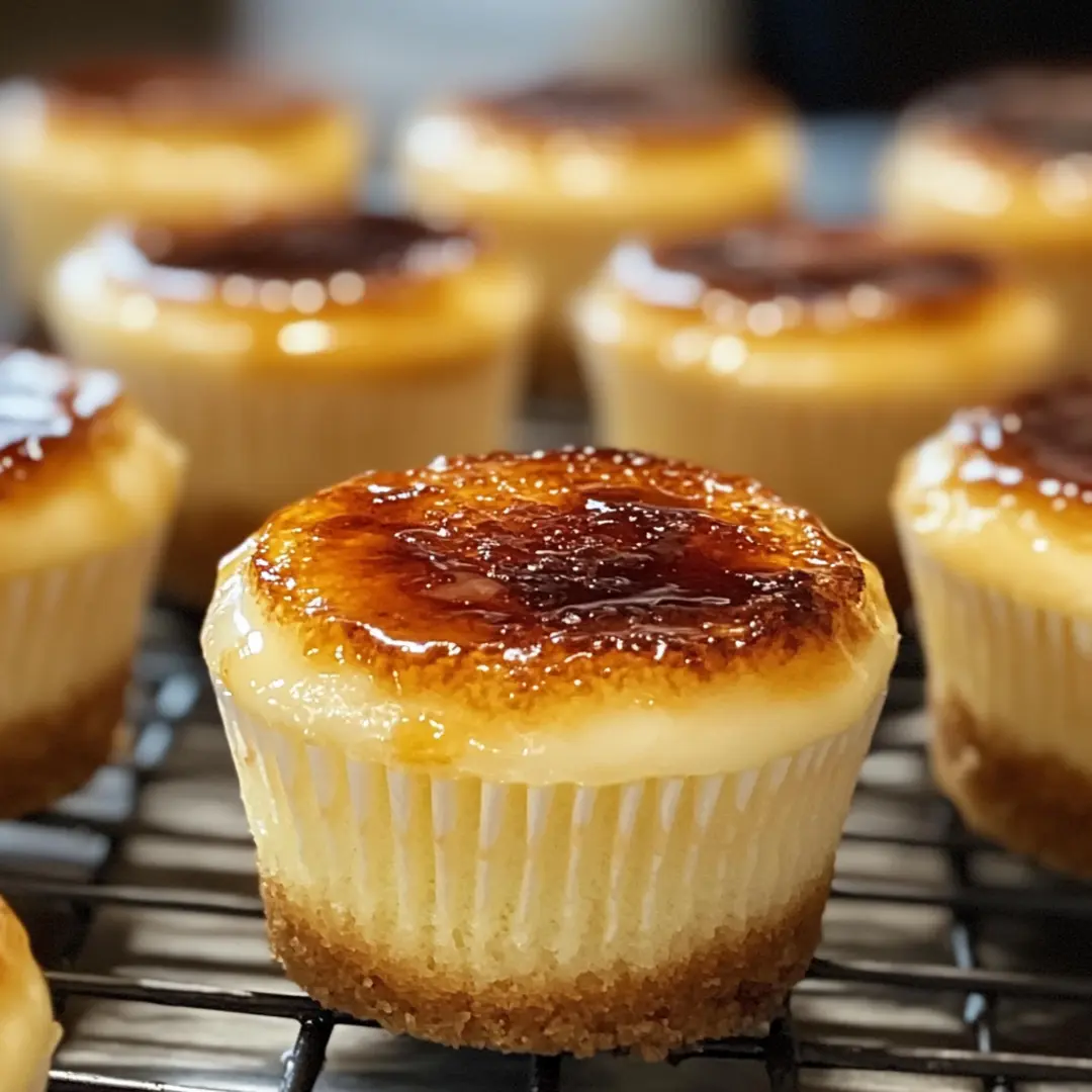 Vanilla Bean Crème Brûlée Cupcakes with caramelized sugar toppingThese Vanilla Bean Crème Brûlée Cupcakes are a dessert dream come true!