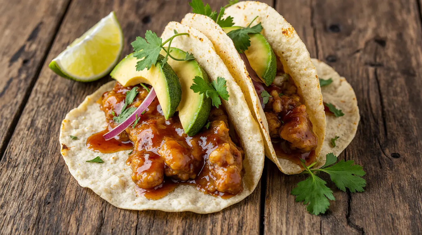 Honey Chipotle Chicken Tacos